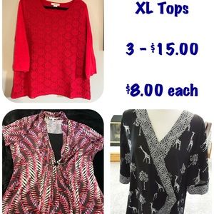 3 XL Women’s Tops